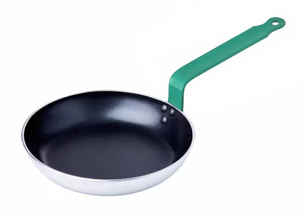 Non-stick Aluminium frypan green handle 20 cm
