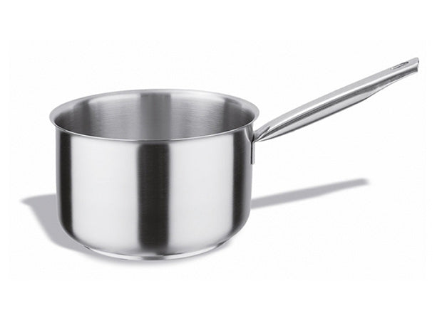 Stainless Steel Deep Saucepan 24 Cms