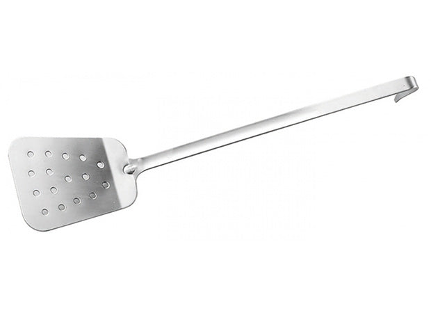 Pujadas One Piece Stainless Steel Perforated Spatula Size: 12cm Length: 39cm