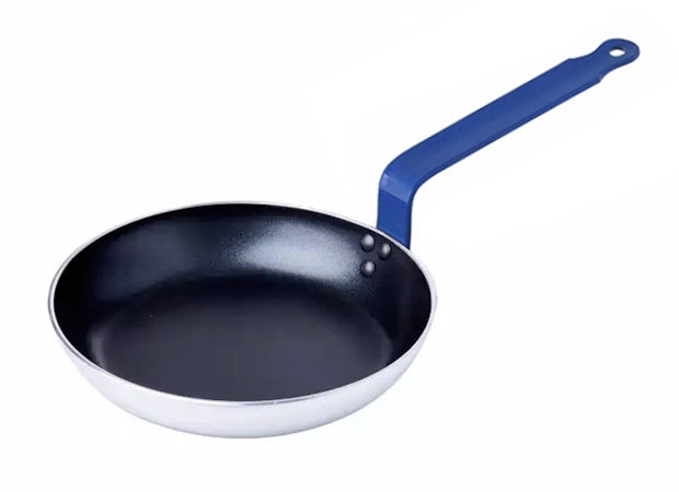 Non-stick Aluminium frypan blue handle 28 cm