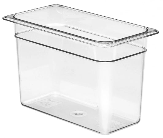 Cambro Camwear 1/3 Size Clear Food Pan - 8" Deep