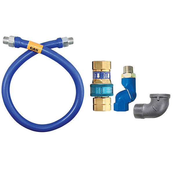 Dormont 1675BPQS60 SnapFast® 60" Gas Connector Kit with Swivel MAX® and Elbow - 3/4" Diameter