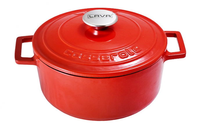Lava Round Casserole Diameter 22cm, Capacity: 3.4 Liters