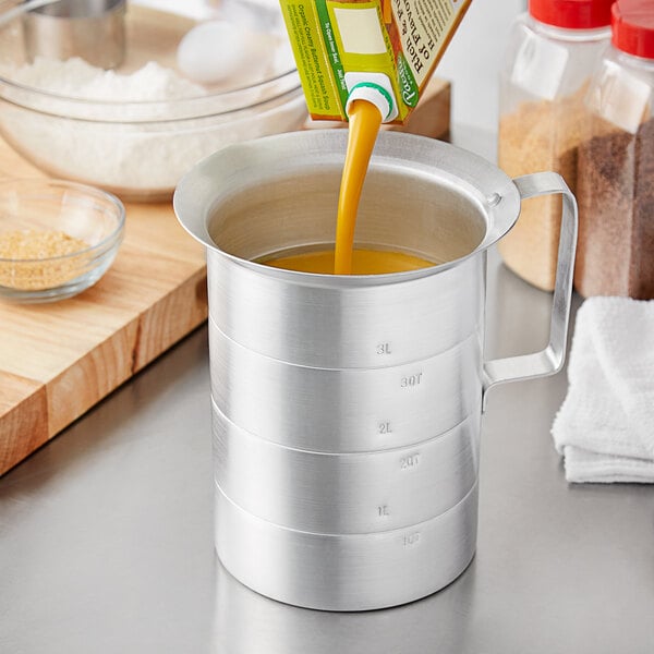 MEASURING CUP PC 4 QTR  Aluminum Heavy Duty