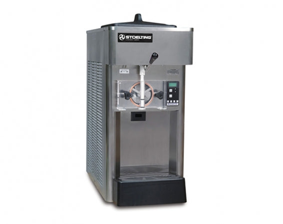 Stoelting Gravity Fed Single Flavor Counter Top Single barrel Air Cooled with Hopper Volume of 11.35 Liter 220-240V/50Hz/1ph 5,450 Btu Compressor