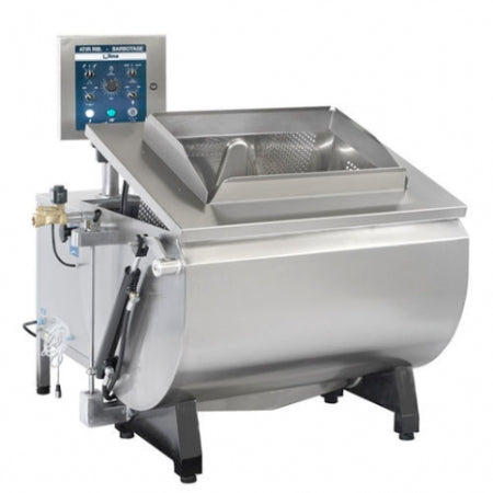 Nilma Tilting Universal Vegetable Washer Satin-Finished AISI 304 Stainless Steel Containing Washing Pump (1.1kW) 24V Control Panel Drum Capacity: 300 liters 2-3 Minutes Wash Time 400V/50Hz/3ph Dim:1115x1090x1025 (LxWxH)mm