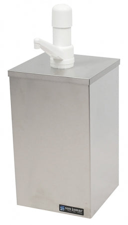San Jamar 1 Gallon Jar Condiment Pump Box