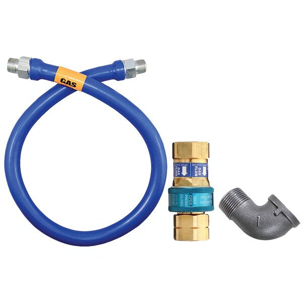Dormont 16125BPQ60 SnapFast® 60" Gas Connector Kit with Elbow - 1 1/4" Diameter