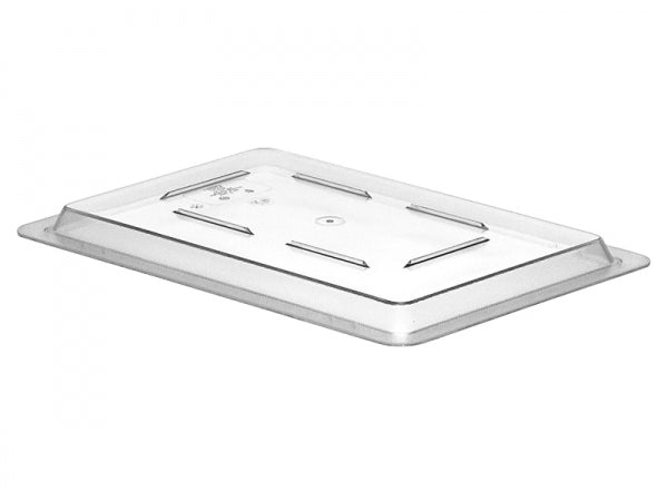 Cambro Camwear 12" x 18" Clear Food Storage Box Flat Lid