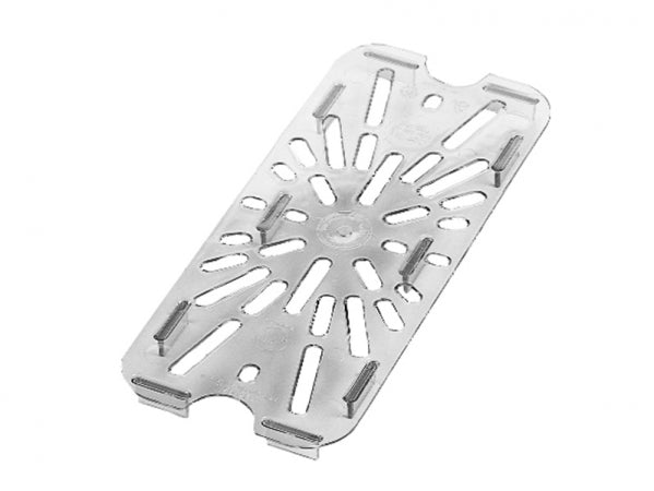 Cambro Camwear 1/3 Size Clear Polycarbonate Drain Tray