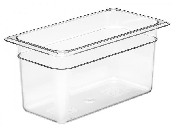 Cambro Camwear 1/3 Size Clear Food Pan - 6" Deep