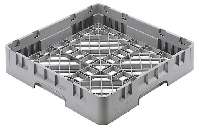 Cambro Soft Gray Camrack Customizable Full Size Open Base Rack