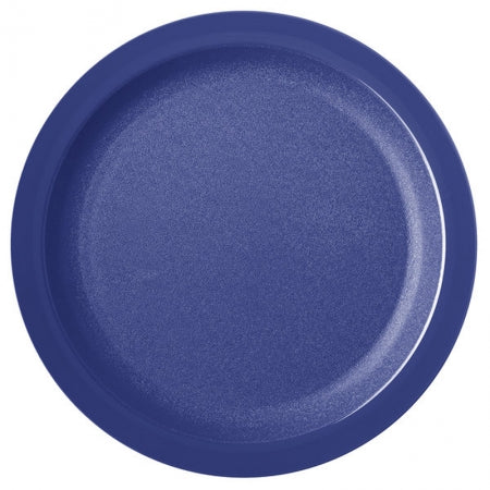 Polycarbonate Narrow Rim Plate 10" - Dark Blue