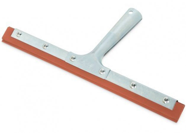 Professional Double-Blade Rubber With Zinc Plated Steel Handle 12"