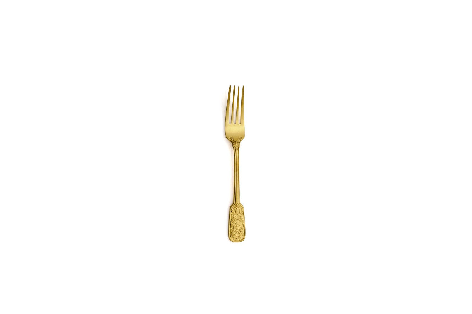 VERSAILLES SATIN GOLD CAKE FORK 18/10
