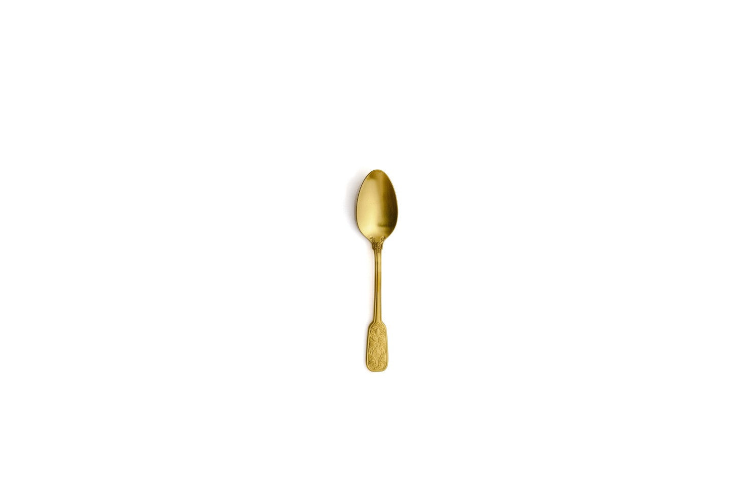VERSAILLES SATIN GOLD COFFEE SPOON 18/10