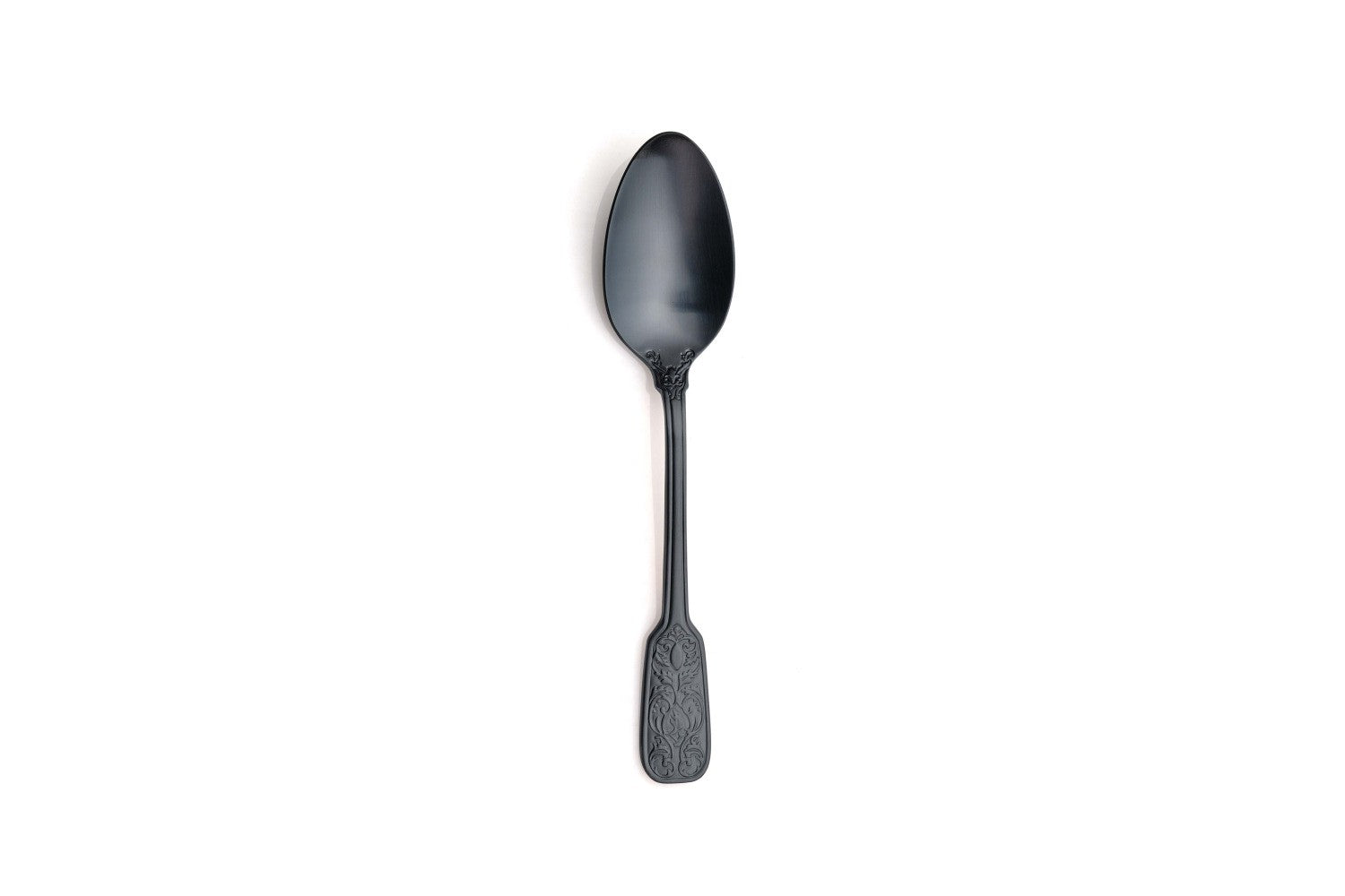 VERSAILLES SATIN BLACK TABLE SPOON 18/10