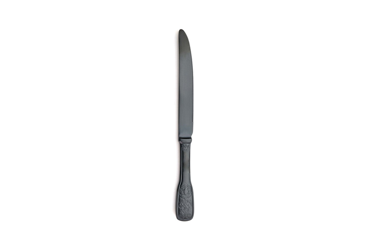 VERSAILLES SATIN BLACK DESSERT KNIFE