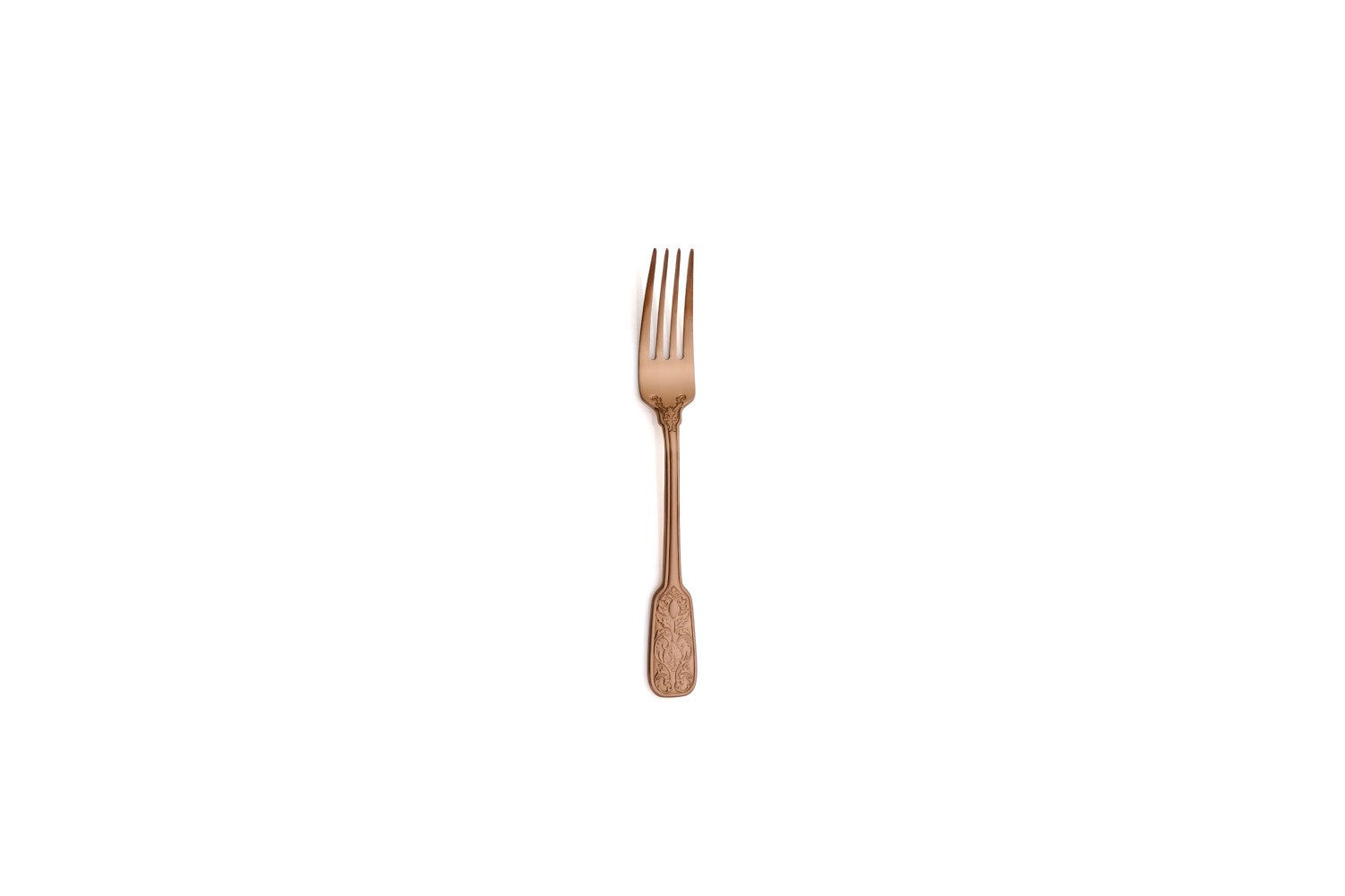 VERSAILLES SATIN COPPER CAKE FORK 18/10