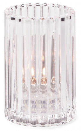 Hollowick Clear Vertical Rod Glass Lamp Height:4-5/8(111mm) Diameter:  2-7/8"(60mm)