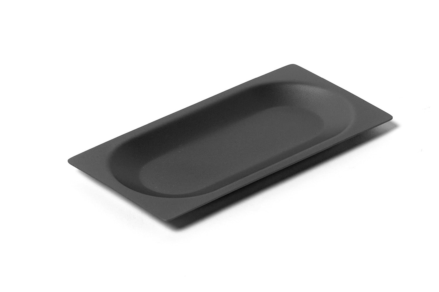 1/2 RATION OVAL PLATE ICE BLACK