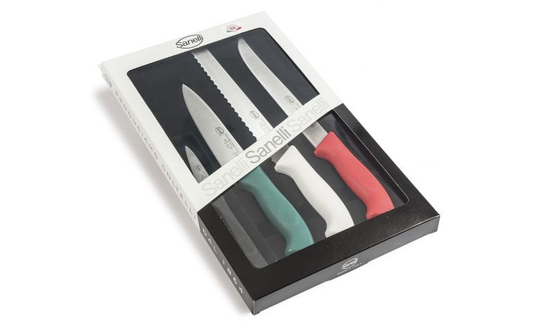 Confezione 4 pz. tricolore Set 4 pcs. Italy (Green-Red-White)