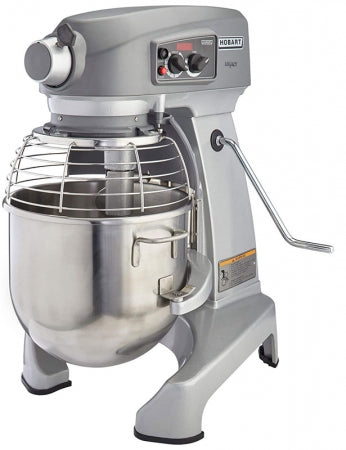Hobart HL120-40STD 200-240/50/60/1 Bench Type Mixer with Bowl Beater  Attachments - bowl guard, bowl, beater, whip, hook, ingredient chute  3-speed  Hub size #12  Bowl Capacity - 12 qt  Motor: 1/2-HP  Power Supply - 240/ 50 Hz/ 1 Ph  Made in USA