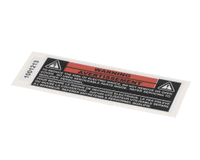 Antunes 1001213 LABEL SHOCK HAZARD