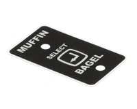 Antunes 1001572 Label, Muffin/Bagel