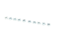 Antunes 308P143 Hex Nut, KEPS #8-32, 10 Pack