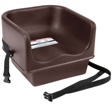 Cambro Brown Plastic Booster Seat - Single Seat with Strap