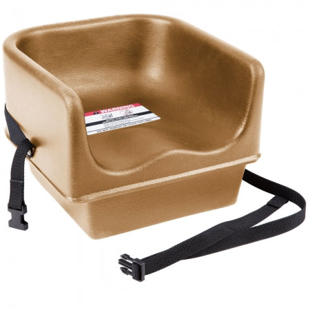 Cambro Beige Plastic Booster Seat - Single Seat with Strap