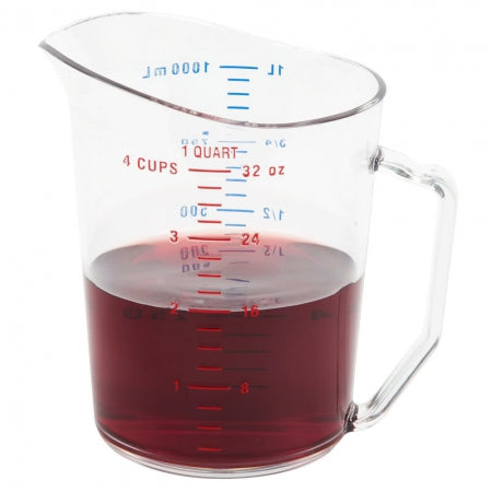 Cambro Camwear 1 Qt. Clear Measuring Cup