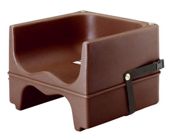 Cambro Brown Plastic Booster Seat - Dual Seat with Strap