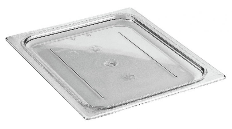Cambro Camwear 1/2 Size Clear Polycarbonate Flat Lid
