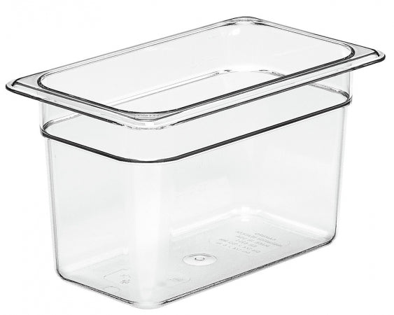 Cambro Camwear 1/4 Size Clear Food Pan - 6" Deep