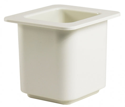 Cambro ColdFest 1/6 Size White Food Pan - 6" Deep