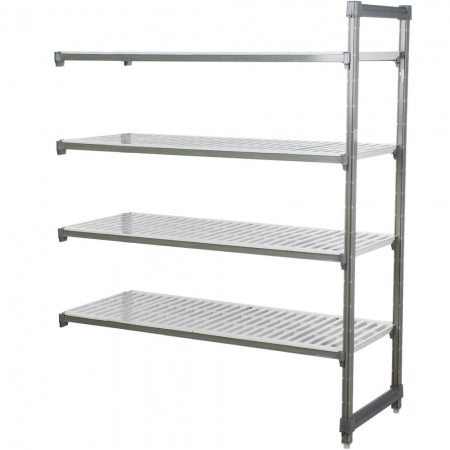 Cambro Camshelving Elements 4 Shelf Vented Add On Unit - 21" x 36" x 72" (540x870x1830) cm