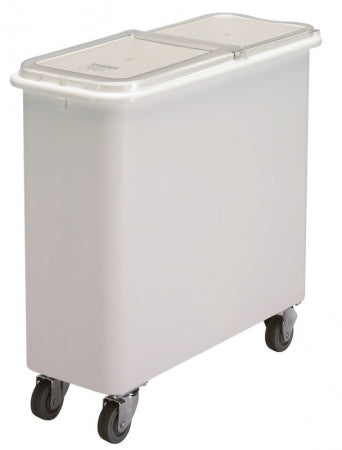 Cambro 27 Gallon Mobile Flat Top Ingredient Bin with 2-Piece Sliding Lid