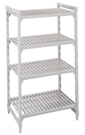 Cambro Camshelving Metric Stationary Starter Units with Vented Shelves Dim:1180x400x1700 (LxWxH)mm