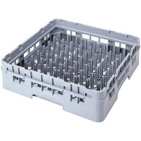 Cambro Soft Gray Customizable Standard 9 x 9 Camrack Peg Rack with 1 Extender Standard
