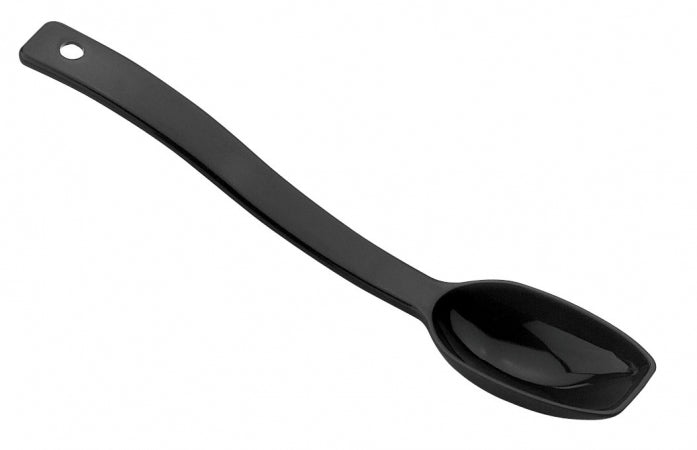 Cambro 0.5 oz. Black Camwear Solid Salad Bar / Buffet Spoon