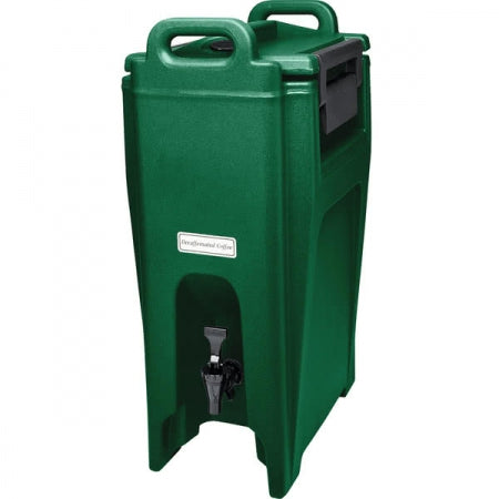 Cambro Ultra Camtainer 5.25 Gallon Green Insulated Beverage Dispenser