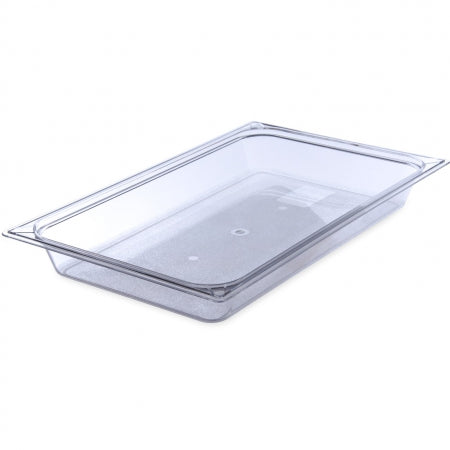 Carlisle Foodservice StorPlusô Polycarbonate Food Pan Full-Size, 2.5" Deep - Clear