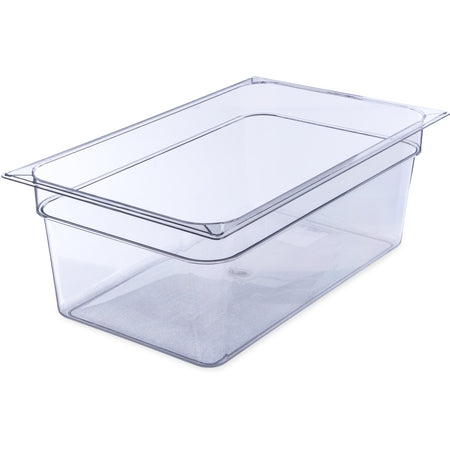 Carlisle Foodservice StorPlusô Polycarbonate Food Pan Full-Size, 8" Deep - Clear
