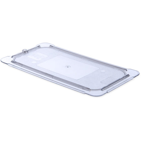 Carlisle Foodservice StorPlusô Polycarbonate Flat Universal Lid 1/3 Size - Clear