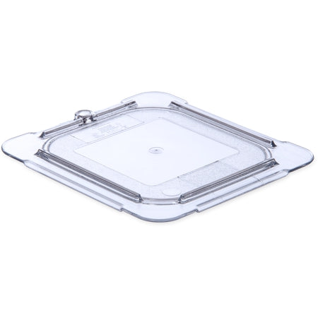 Carlisle Foodservice StorPlusô Polycarbonate Flat Universal Lid 1/6 Size - Clear