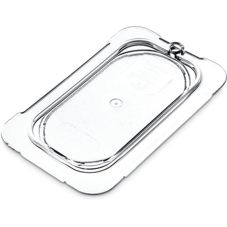 Carlisle Foodservice StorPlusô Polycarbonate Flat Universal Lid 1/9 Size - Clear
