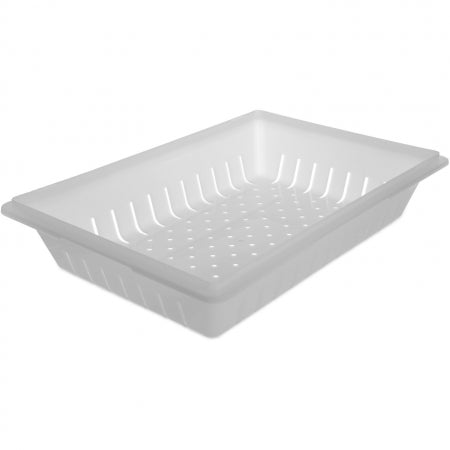 Carlisle Foodservice StorPlusô Polyethylene Food Storage Container Colander 26" x 18" - White