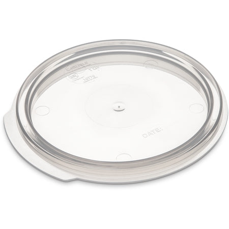Carlisle Foodservice StorPlusô Round Food Storage Container Lid 1 qt - Translucent